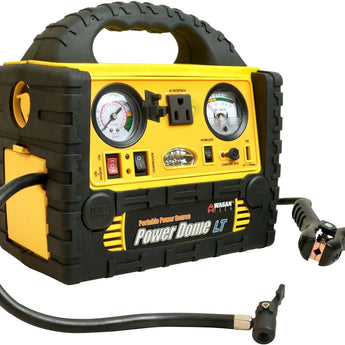 Wagan Tech 2464 Power Dome LT - 300 Amp Jump Starter with 260 PSI Air Compressor and 200 Watt Power Inverter - 12Ah SLA Battery