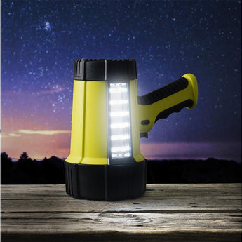 Wagan Brite-Nite 2 Million LED Rechargeable Spotlight Lantern - 600 Lumens - Includes 3.7V 1800mAh Li-ion Battery Pack