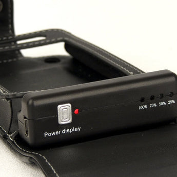 Wagan 2561 Exec Duo-Solar iPhone Charger/Leather Case