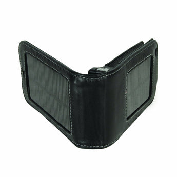 Wagan 2561 Exec Duo-Solar iPhone Charger/Leather Case