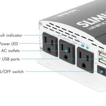 Wagan 1500W Power Inverter