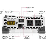 Wagan Pure Line 1000W Pure Sine Inverter (ETL)