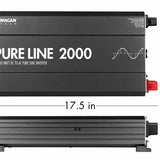 Wagan Pure Line 2000W Pure Sine Inverter (ETL)