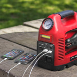 Wagan JumpBoost V6 Air - Jump Starter with 150 PSI Air Compressor and 10 LED Work Light