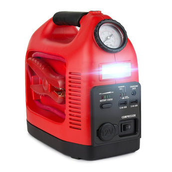 Wagan JumpBoost V6 Air - Jump Starter with 150 PSI Air Compressor and 10 LED Work Light