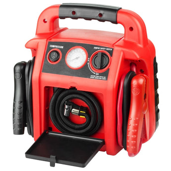 Wagan Tech JumpBoost V6 Air - 1000 Amp Jump Starter with 260 PSI Air Compressor - 200 Lumen LED Work Light - 15Ah SLA Battery (7552)