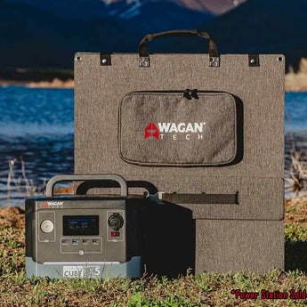 Wagan EL8214 100W Foldable Solar Panel - 2nd Generation