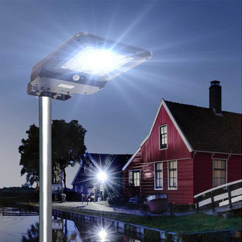 Wagan Solar LED Floodlight - 1600 Lumens - Includes Li-ion Battery Pack
