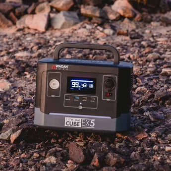 Wagan EL8835 Lithium Cube EX5 Power Station - 25.2V 504Wh