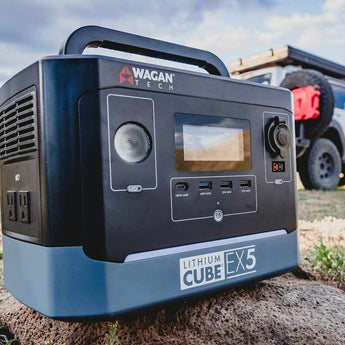 Wagan EL8835 Lithium Cube EX5 Power Station - 25.2V 504Wh