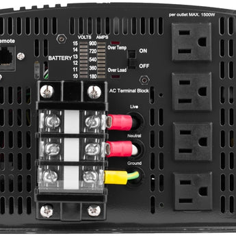 Wagan Proline 8000W DC to AC Inverter w/ Remote (EL3746)