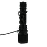 Powertac Warrior G4FL Rechargeable LED Flashlight - 4200 Lumens - CREE XHP70 - Uses 1 x 18650 (included) or 2 x CR123A