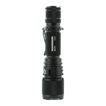 Powertac Warrior G4FL Rechargeable LED Flashlight - 4200 Lumens - CREE XHP70 - Uses 1 x 18650 (included) or 2 x CR123A