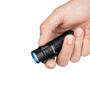 Olight Warrior Nano Rechargeable LED Flashlight - 1200 Lumens - Includes 1 x 18350 - Black or Red