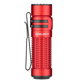 Olight Warrior Nano Rechargeable LED Flashlight - 1200 Lumens - Includes 1 x 18350 - Black or Red