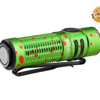 Olight Warrior Nano Rechargeable LED Flashlight - 1200 Lumens - Includes 1 x 18350 - Black or Red
