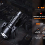 Fenix WF26R Rechargeable LED Flashlight - 3000 Lumens - Includes 1 x 21700