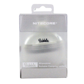 Nitecore Bubble All-Purpose LED Lantern - 100 Lumens - Uses 3 x AAA (included) or 1 x HLB-1300 Li-ion Battery Pack - White, Yellow, Green, Purple, or Pink