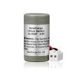Xeno XL-050F-CASE1 1/2AA 1200mAh 3.6V Lithium Thionyl Chloride (LiSOCI2) Button Top Battery with Molex 5051 Connector  - Bulk