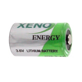Xeno XL-050H 1/2AA 850mAh 3.6V High-Temp Lithium Thionyl Chloride (LiSOCI2) Button Top Battery - Bulk