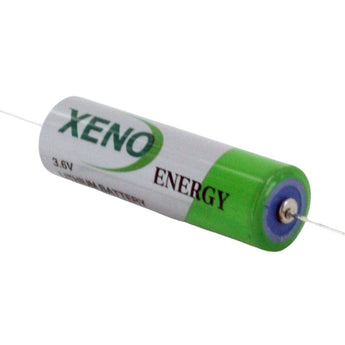 Xeno XL-060F-AX AA 2400mAh 3.6V Lithium Thionyl Chloride (LiSOCI2) Battery with Axial Leads - Bulk