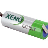 Xeno XL-100F A-cell 3600mAh 3.6V Lithium Thionyl Chloride (Li-SOCl2) Battery with T1, T2, T3, or T3R Tabs - Bulk