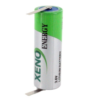 Xeno XL-100F A-cell 3600mAh 3.6V Lithium Thionyl Chloride (Li-SOCl2) Battery with T1, T2, T3, or T3R Tabs - Bulk