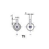 Xeno XL-145F-T1 C-cell 8500mAh 3.6V Lithium Thionyl Chloride (LiSOCI2) Battery with T1 Tabs - Bulk