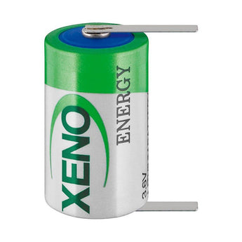 Xeno XLP-050F 1/2AA 1200mAh 3.6V High Pulse Lithium Thionyl Chloride (LiSOCI2) - Various Terminal Options