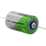 Xeno XL-050F-AX 1/2AA 1200mAh 3.6V 1.2A Lithium Thionyl Chloride (LiSOCI2) Battery with Axial Leads - Bulk
