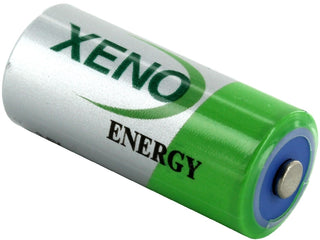 Xeno XL-055F 2/3AA Angled View of Positive Terminal 