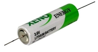 Xeno XL-060F-AX AA 2400mAh 3.6V Lithium Thionyl Chloride (LiSOCI2) Battery with Axial Leads - Bulk
