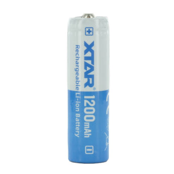 XTAR 14500 1200mAh 3.7V Protected 2.8A Lithium Ion (Li-ion) Button Top Battery