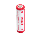 XTAR INR 14500 800mAh 3.7V Unprotected Lithium Ion (Li-ion) Button Top Battery - Boxed