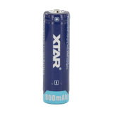 XTAR 14500 800mAh 3.7V Protected Lithium Ion (Li-ion) Button Top Battery - Boxed
