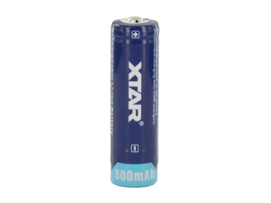 XTAR 14500 800mAh 3.7V Protected Lithium Ion (Li-ion) Button Top Battery - Boxed
