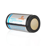 XTAR RCR123A / 16340 600mAh 3.6V Protected Lithium Ion (Li-ion) Button Top Battery - Boxed (XTAR-16340-600MAH)