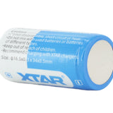 XTAR RCR123A / 16340 850mAh 3.6V Protected Lithium Ion (Li-ion) Button Top Battery - Boxed