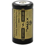 Xtar IMR 18350 850mAh 3.7V Protected High-Drain 4.25A Lithium Manganese (LiMn2O4) Button Top Battery - Boxed