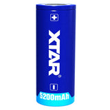 Xtar 26650 5200mAh 3.6V 7A Protected Lithium Ion (Li-ion) Button Top Battery - Boxed