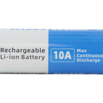XTAR 26650 6000mAh 3.6V 10A Protected Lithium Ion (Li-ion) Button Top Battery - Boxed