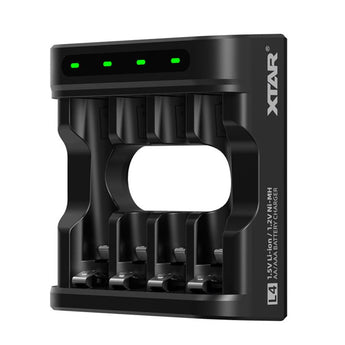XTAR L4 4-Bay Smart Charger for NiMH and Li-ion AA and AAAs