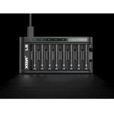 XTAR L8 8-Bay Smart Charger for NiMH and Li-ion AA and AAAs
