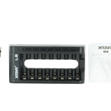XTAR L8 8-Bay Smart Charger for NiMH and Li-ion AA and AAAs