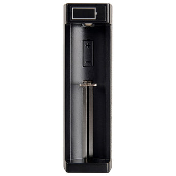 XTAR ANT-MC1 Plus Single-Bay Portable Li-ion Battery Charger with USB Cable - 2016 Version - Fits 10440, 14500, 16340, 17335, 17500, 17670, 18350, 18490, 18500, 18650, 22650, 26650