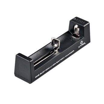 XTAR MC1 Portable Li-ion Battery Charger - Charges 10440, 14500, 14650, 16340, 17500, 17670, 18350, 18500, 18650, 18700, 22650, 25500, 26650