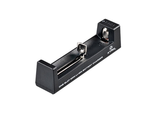 XTAR MC1 Battery Charger - Front Left Facing Angle with No Battery Inserted
