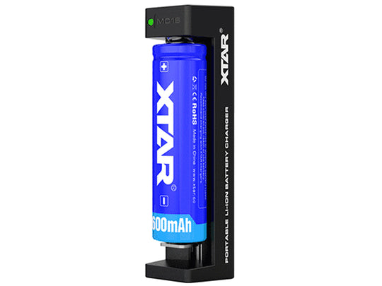 XTAR MC1S Single Bay Li-ion USB Battery Charger