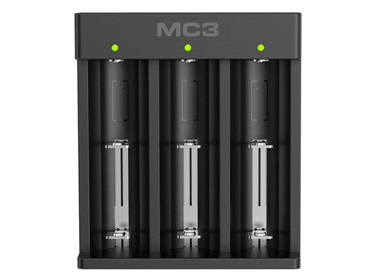 XTAR MC3 Three Bay Li-ion USB Battery Charger
