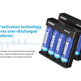 XTAR MC4S 4-Bay Li-ion and NiMH Battery Charger